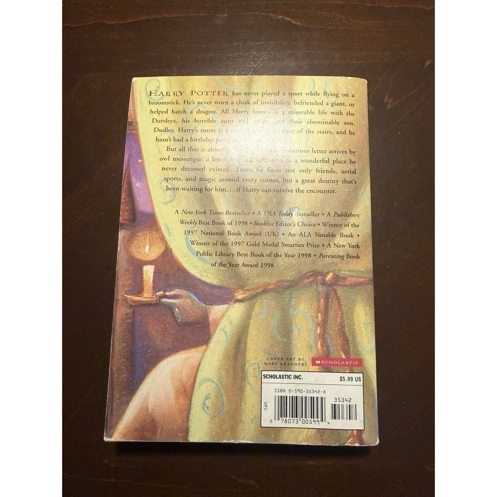 Harry Potter Ser.: Sorcerer's Stone by J.K. Rowling, Paperback, Scholastic, Ill…